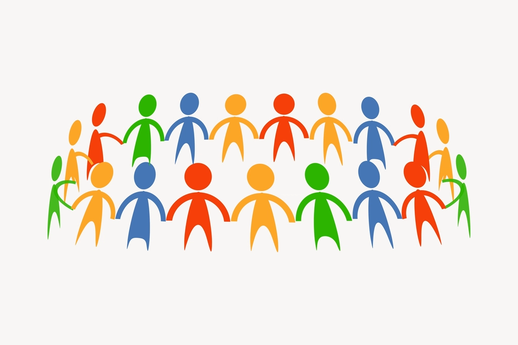 colorful hands clipart